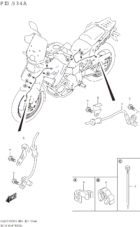 BODY ELECTRICAL (DL1050RQ)