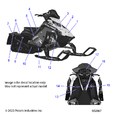 BODY, DECAL, 600 CC - S24TDL6KSA (602230)