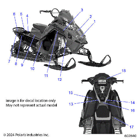 BODY, DECAL, BLACK SIDE PANEL - S25TLG8RS/8REA (602840)