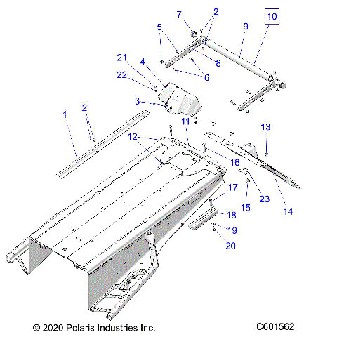 BODY, BUMPER, REAR, SNOWFLAP and TAILLIGHT COVER - S21EEC8RS (600887C)