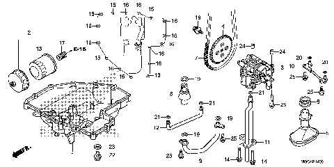 OIL PAN@OIL PUMP