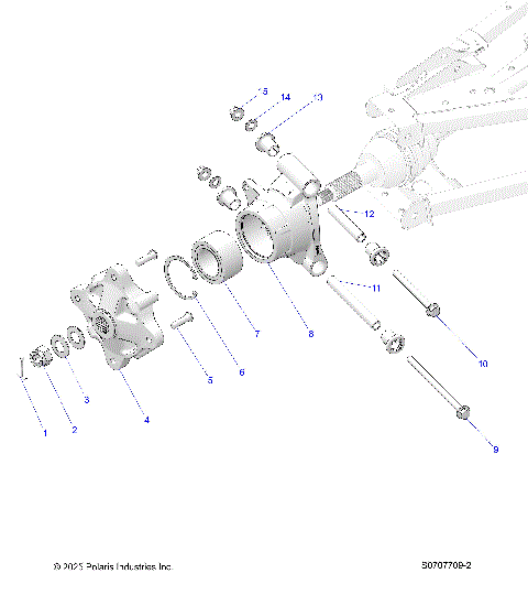 SUSPENSION, REAR HUB