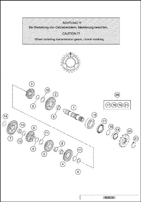 TRANSMISSION II - COUNTERSHAFT