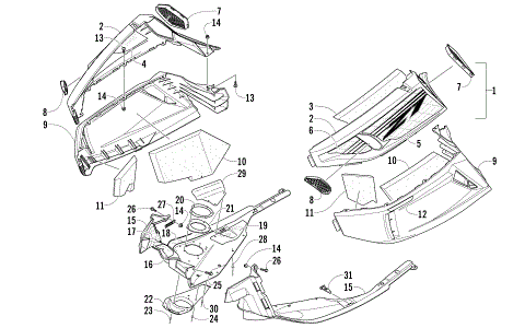 SKID PLATE AND SIDE PANEL ASSEMBLY