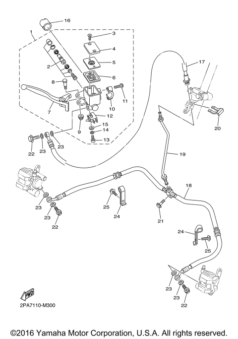 FRONT MASTER CYLINDER