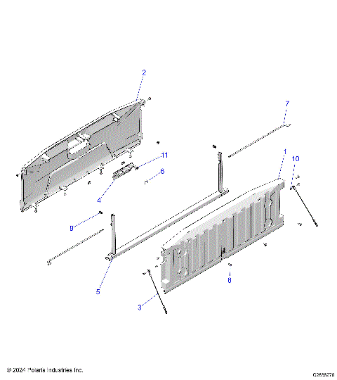 BODY, TAILGATE ASM. -   (C730394)