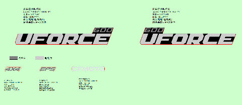 DECAL KITS (NEBULA BLACK)