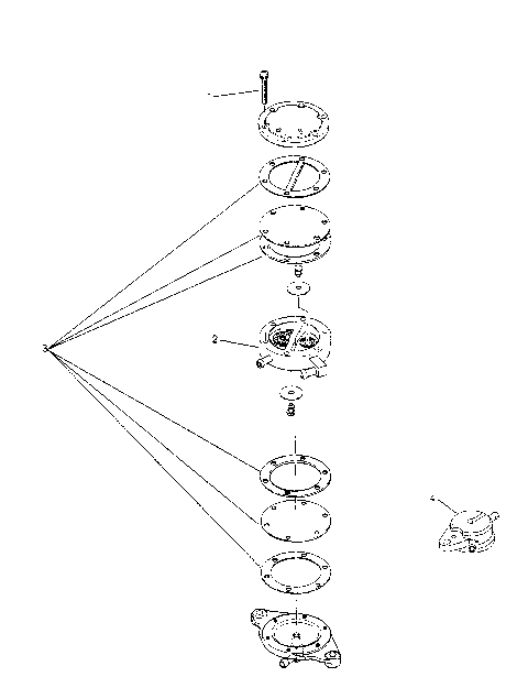 FUEL PUMP ASSEMBLY  SL 750 B954070 (4930523052C007)