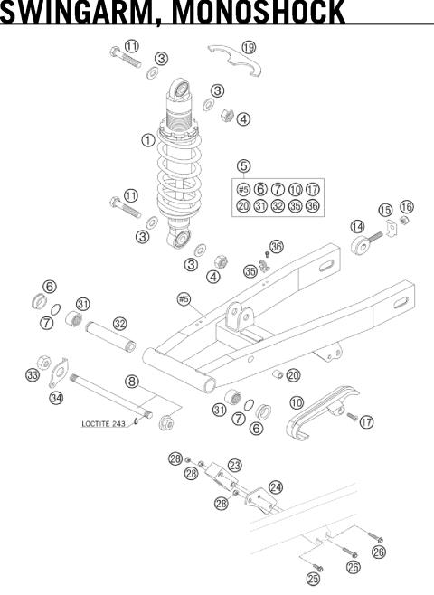 SWINGARM, MONOSHOCK                