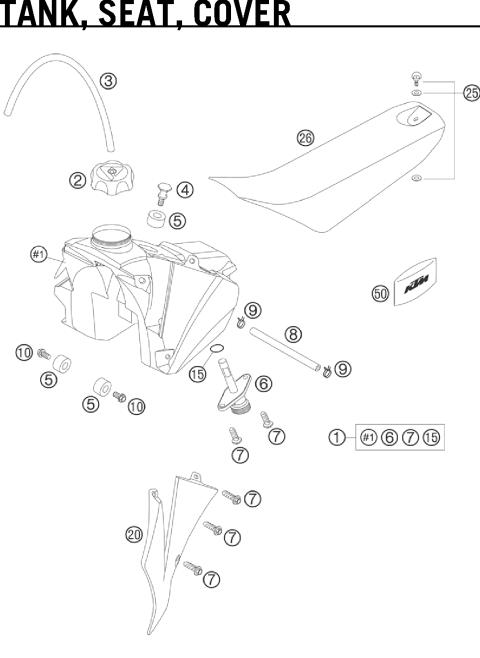 TANK, SEAT, COVER                  