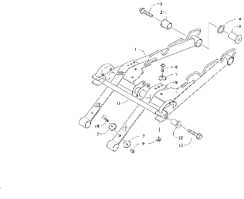 REAR SUSPENSION FRONT ARM ASSEMBLY [111330]