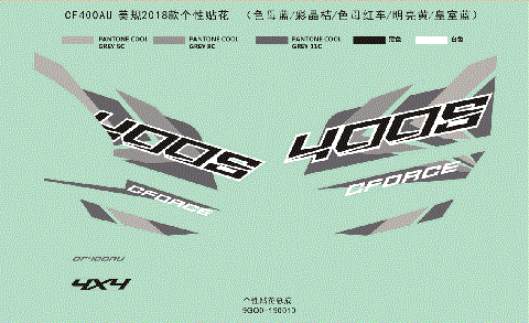 DECAL KIT  (USA,INJECTED BLUE&INJECTED RED&CRYSTAL ORANGE&BRIGHT YELLOW&ROYAL BLUE)