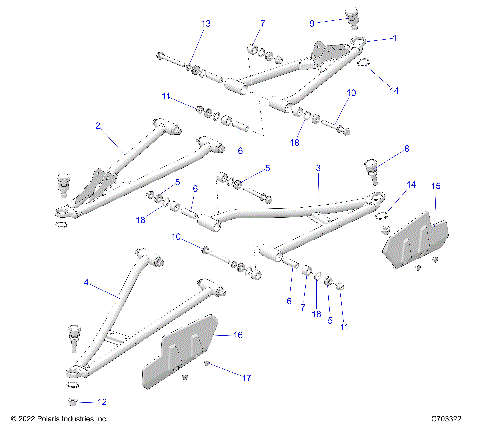 SUSPENSION, FRONT - D26P4ED4D4 (C703322)