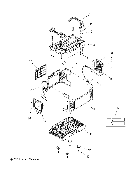 BODY, OUTER PANELS - P13GDGBNA (49PWRBODY14P2)