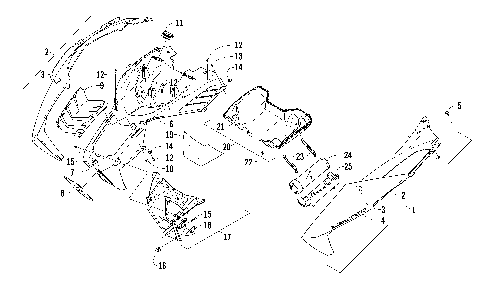 HOOD AND AIR INTAKE ASSEMBLY [96755]