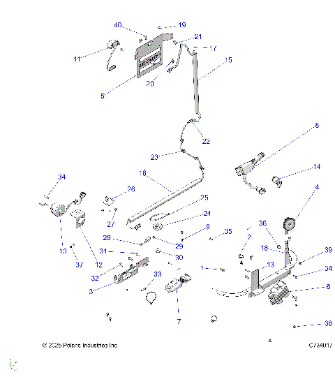 ELECTRICAL, WIRE HARNESS COMPONANTS, AND LICENSE PLATES  - R26MAU57CP/EP (C734017)