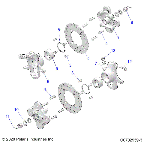 SUSPENSION, FRONT CARRIER - D24P2ED4D4 (C0702959-3)