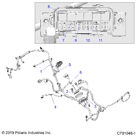 ELECTRICAL, WIRE HARNESS - Z20CHA57A2 (C701048-1)