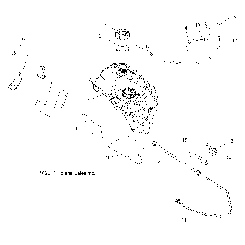 BODY, FUEL TANK ASM. - A12MH76AD/AX/AZ (49ATVFUEL126X6)