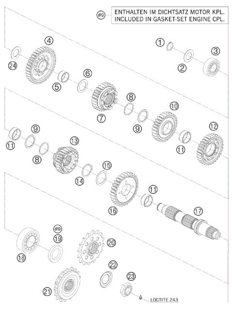 TRANSMISSION II - COUNTERSHAFT     