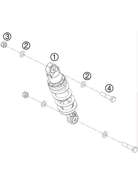 SHOCK ABSORBER DISASSEMBLED        