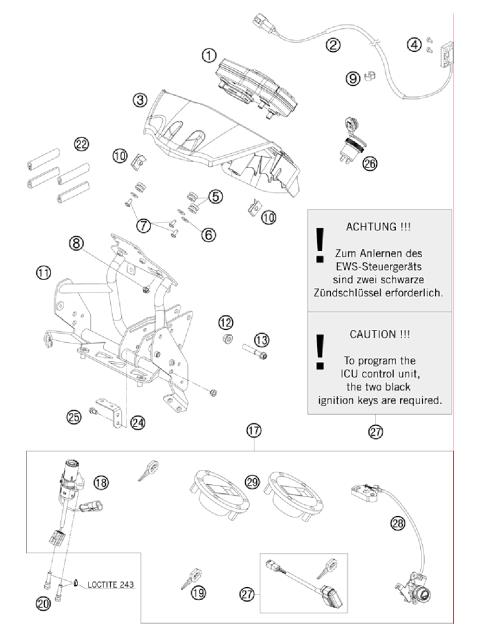 INSTRUMENTS / LOCK SYSTEM          