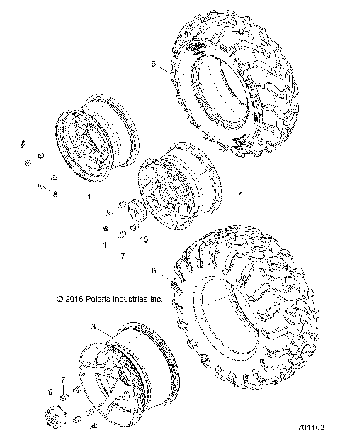 WHEELS, REAR - Z17VA/E/X87 ALL OPTIONS (701103)
