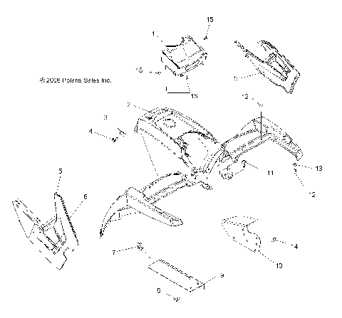 CAB, FRONT - A07TH50AL/AQ/AU/AZ/TN50AF/AS/AU (49ATVCABX2500EFI)