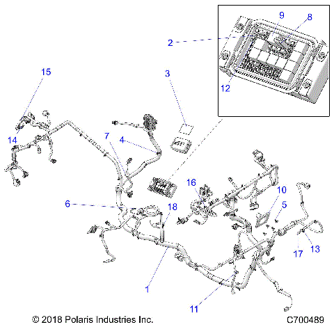 ELECTRICAL, WIRE HARNESS - R19RRU99A/B (C700489)