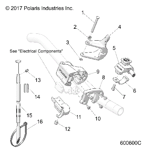 ENGINE, THROTTLE CONTROL ASM. - S21FJB8/FJE8/FJP8 ALL OPTIONS (600600C)
