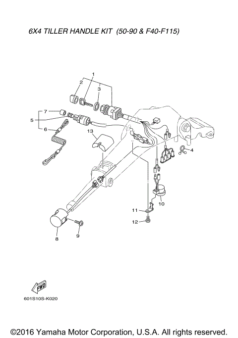 TILLER HANDLE ELECTRICAL