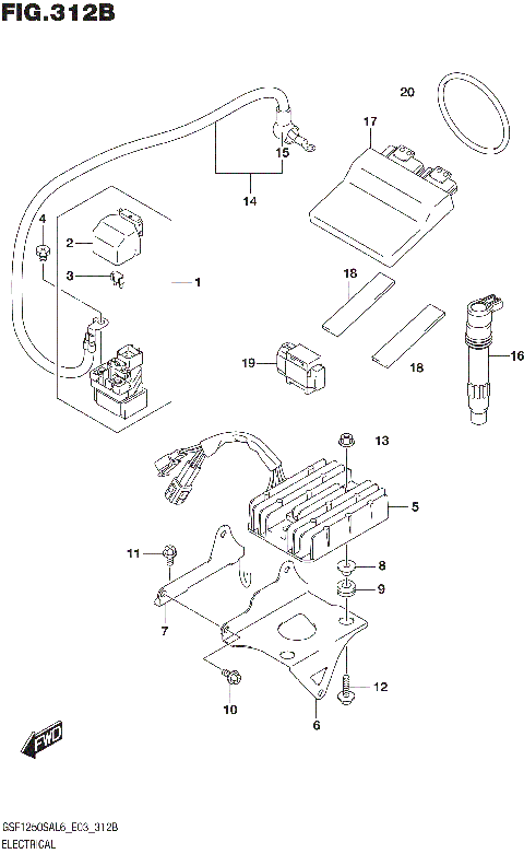 ELECTRICAL (GSF1250SAL6 E33)