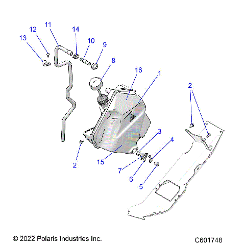 ENGINE, OIL TANK - S24FJE9FS/9FE (C601748)