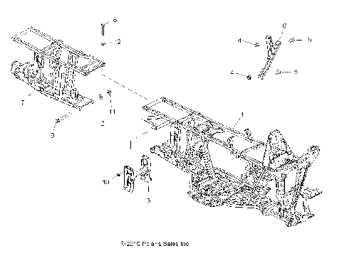 CHASSIS, FRAME - A15S6A76FA (49ATVFRAME116X6)