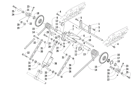 REAR SUSPENSION REAR ARM ASSEMBLY