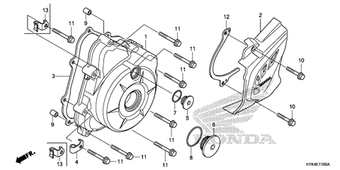 LEFT CRANKCASE COVER