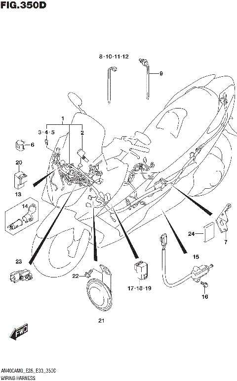WIRING HARNESS (E33)