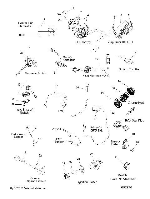 ELECTRICAL, SWITCHES, SENSORS and COMPONENTS - S23TDH6RS (602270)
