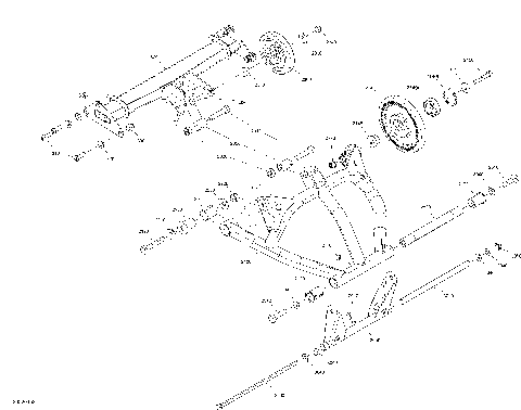 08- Suspension, Rear - Upper Section - RE 3900 - SKU SELM