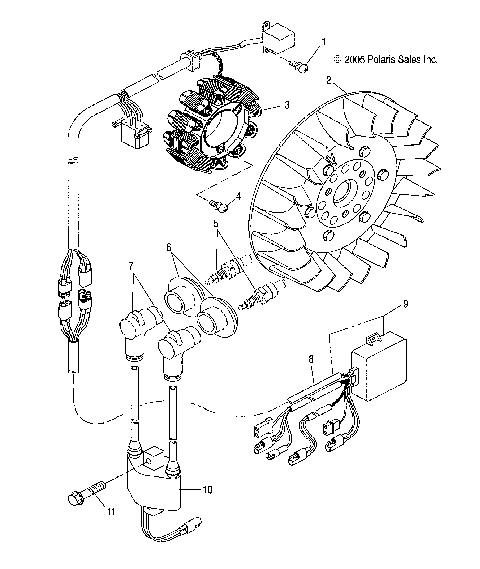 ENGINE, MAGNETO - S08NP5BS/BE (49SNOWMAGNETO08SUPER)