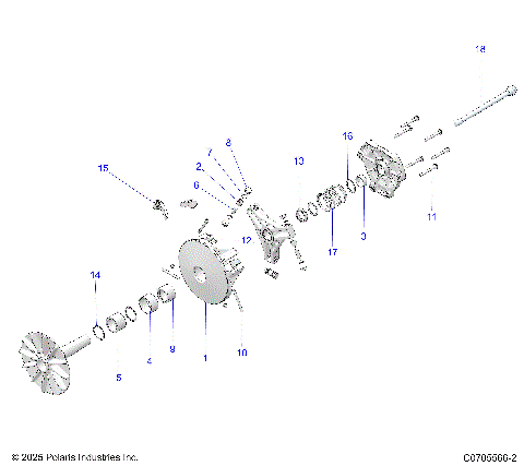 DRIVE TRAIN, PRIMARY CLUTCH