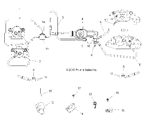 BRAKES, BRAKE LINES and MASTER CYLINDER - R11JH87AA/AD (49RGRBRAKELINES11RZR875)