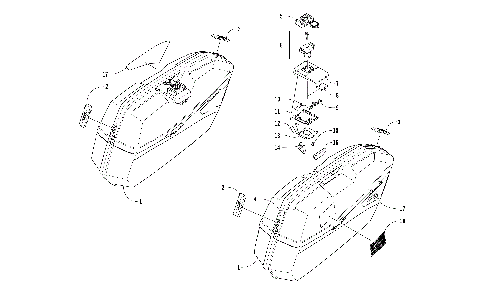 SADDLEBAG ASSEMBLY [105866]