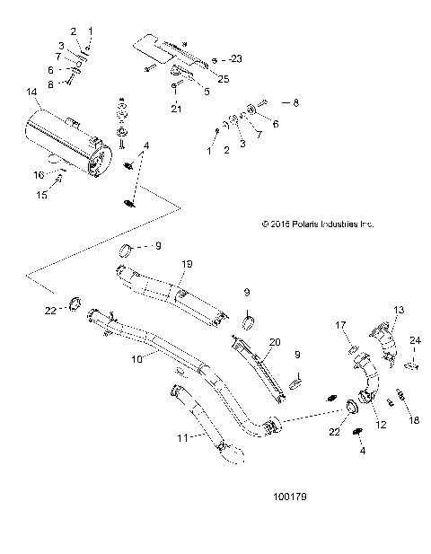 ENGINE, EXHAUST - A16SUH57N6 [100179]