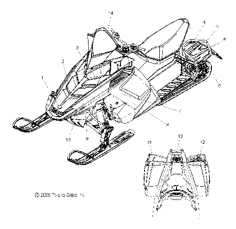 BODY, DECALS - S10BF6KSL/KSA/KEA (49SNOWDECAL10PR)