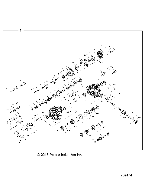 DRIVE TRAIN, MAIN GEARCASE INTERNALS - R18RHE99NK (701474)