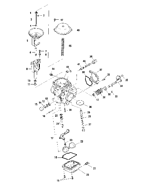 CARBURETOR - C10CD50AA (4977417741D07)