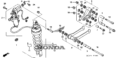 REAR SHOCK ABSORBER