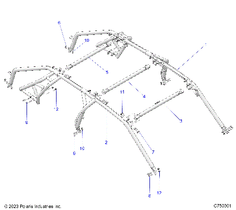 CHASSIS, CAB FRAME - Z25S4D92AA/AL/BA/BF/AF/BL (C750301)