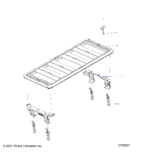 BODY, BED RACK - G22GXK99AR/BR (C0705616-2)